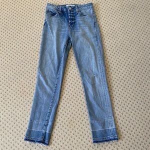 Barely worn Trave Irina straight jeans - sz 27
